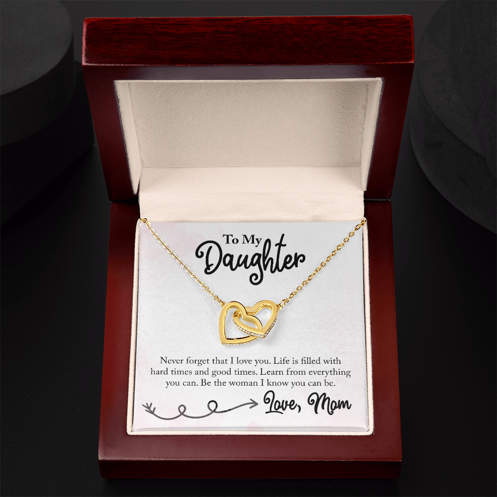 To My Daughter-Life is filled with hard times-Necklace
